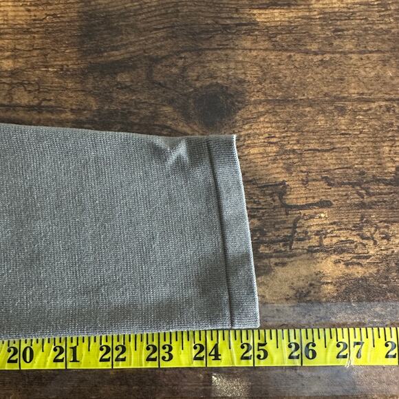 Pendleton Silk Nylon Mock Neck Top Sweater Large Tan Quiet Luxury Minimalist EUC - Picture 5 of 9